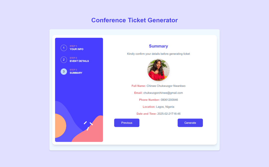 Ticket Generator